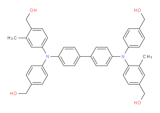 (4-((4-(hydroxymethyl)-2-methylphenyl)(4'-((4-(hydroxymethyl)-3-methylphenyl)(4-(hydroxymethyl)phenyl)amino)-[1,1'-biphenyl]-4-yl)amino)phenyl)methanol