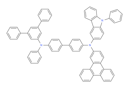 N4-([1,1':3',1''-terphenyl]-5'-yl)-N4-phenyl-N4'-(9-phenyl-9H-carbazol-3-yl)-N4'-(triphenylen-2-yl)-[1,1'-biphenyl]-4,4'-diamine