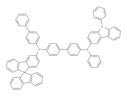 N4-(9,9'-spirobi[fluoren]-3-yl)-N4-([1,1'-biphenyl]-4-yl)-N4'-phenyl-N4'-(9-phenyl-9H-carbazol-3-yl)-[1,1'-biphenyl]-4,4'-diamine
