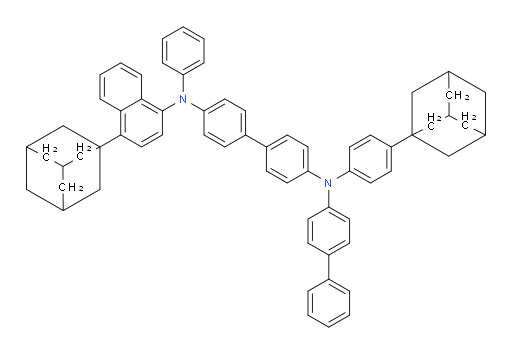 N4-([1,1'-biphenyl]-4-yl)-N4'-(4-(adamantan-1-yl)naphthalen-1-yl)-N4-(4-(adamantan-1-yl)phenyl)-N4'-phenyl-[1,1'-biphenyl]-4,4'-diamine
