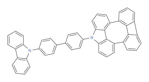 13-(4'-(9H-carbazol-9-yl)-[1,1'-biphenyl]-4-yl)-13H-biphenyleno[1',8':5,6,7,8]cycloocta[1,2,3,4-def]carbazole