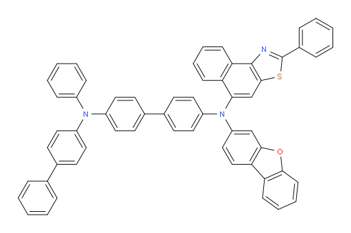 N4-([1,1'-biphenyl]-4-yl)-N4'-(dibenzo[b,d]furan-3-yl)-N4-phenyl-N4'-(2-phenylnaphtho[1,2-d]thiazol-5-yl)-[1,1'-biphenyl]-4,4'-diamine