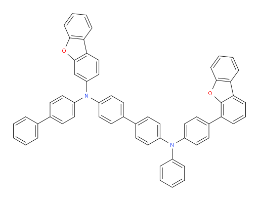 N4-([1,1'-biphenyl]-4-yl)-N4-(dibenzo[b,d]furan-3-yl)-N4'-(4-(dibenzo[b,d]furan-4-yl)phenyl)-N4'-phenyl-[1,1'-biphenyl]-4,4'-diamine