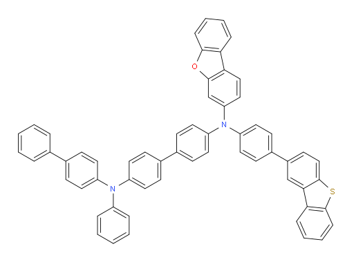 N4-([1,1'-biphenyl]-4-yl)-N4'-(dibenzo[b,d]furan-3-yl)-N4'-(4-(dibenzo[b,d]thiophen-2-yl)phenyl)-N4-phenyl-[1,1'-biphenyl]-4,4'-diamine
