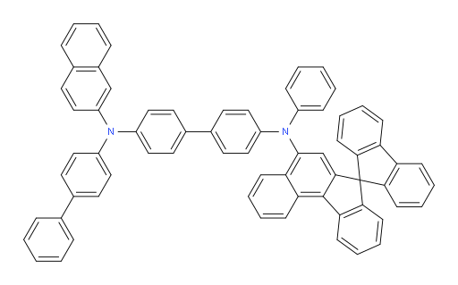 N4-([1,1'-biphenyl]-4-yl)-N4-(naphthalen-2-yl)-N4'-phenyl-N4'-(spiro[benzo[c]fluorene-7,9'-fluoren]-5-yl)-[1,1'-biphenyl]-4,4'-diamine