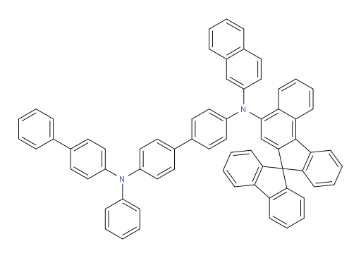N4-([1,1'-biphenyl]-4-yl)-N4'-(naphthalen-2-yl)-N4-phenyl-N4'-(spiro[benzo[c]fluorene-7,9'-fluoren]-5-yl)-[1,1'-biphenyl]-4,4'-diamine
