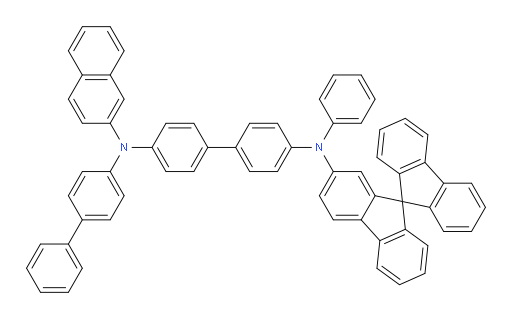 N4-(9,9'-spirobi[fluoren]-7-yl)-N4'-([1,1'-biphenyl]-4-yl)-N4'-(naphthalen-2-yl)-N4-phenyl-[1,1'-biphenyl]-4,4'-diamine