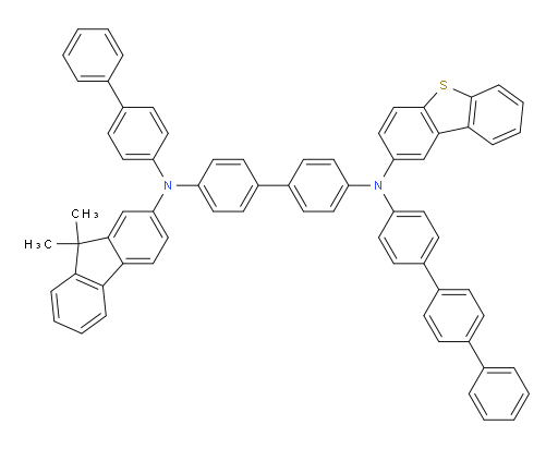 N4-([1,1'-biphenyl]-4-yl)-N4'-([1,1':4',1''-terphenyl]-4-yl)-N4'-(dibenzo[b,d]thiophen-2-yl)-N4-(9,9-dimethyl-9H-fluoren-2-yl)-[1,1'-biphenyl]-4,4'-diamine
