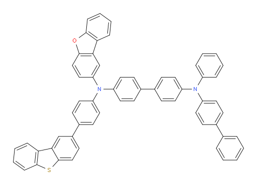 N4-([1,1'-biphenyl]-4-yl)-N4'-(dibenzo[b,d]furan-2-yl)-N4'-(4-(dibenzo[b,d]thiophen-2-yl)phenyl)-N4-phenyl-[1,1'-biphenyl]-4,4'-diamine