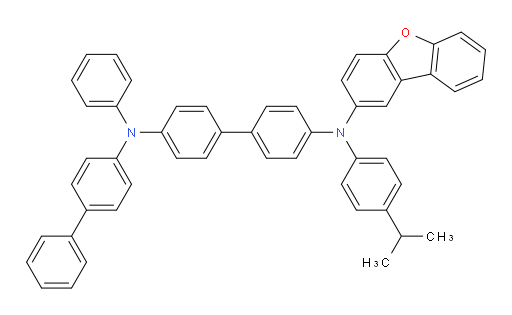 N4-([1,1'-biphenyl]-4-yl)-N4'-(dibenzo[b,d]furan-2-yl)-N4'-(4-isopropylphenyl)-N4-phenyl-[1,1'-biphenyl]-4,4'-diamine
