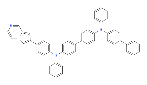 N4-([1,1'-biphenyl]-4-yl)-N4,N4'-diphenyl-N4'-(4-(pyrrolo[1,2-a]pyrazin-7-yl)phenyl)-[1,1'-biphenyl]-4,4'-diamine