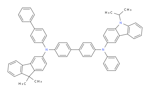 N4-([1,1'-biphenyl]-4-yl)-N4-(9,9-dimethyl-9H-fluoren-3-yl)-N4'-(9-isopropyl-9H-carbazol-3-yl)-N4'-phenyl-[1,1'-biphenyl]-4,4'-diamine