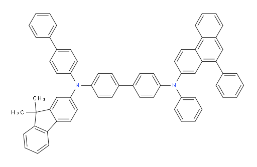 N4-([1,1'-biphenyl]-4-yl)-N4-(9,9-dimethyl-9H-fluoren-2-yl)-N4'-phenyl-N4'-(10-phenylphenanthren-2-yl)-[1,1'-biphenyl]-4,4'-diamine
