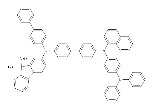 N4-([1,1'-biphenyl]-4-yl)-N4-(9,9-dimethyl-9H-fluoren-2-yl)-N4'-(4-(diphenylamino)phenyl)-N4'-(naphthalen-1-yl)-[1,1'-biphenyl]-4,4'-diamine