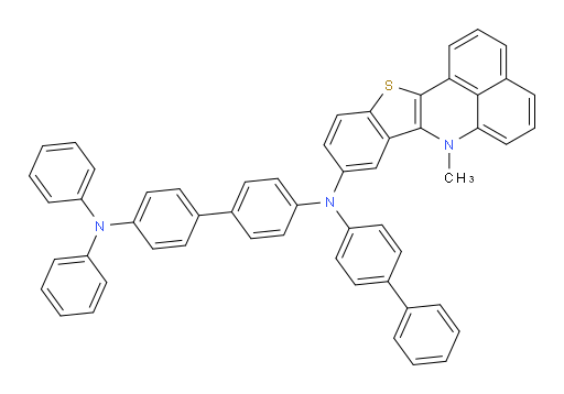 N4-([1,1'-biphenyl]-4-yl)-N4-(7-methyl-7H-benzo[de]benzo[4,5]thieno[3,2-b]quinolin-9-yl)-N4',N4'-diphenyl-[1,1'-biphenyl]-4,4'-diamine