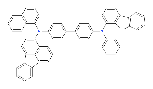 N4-(dibenzo[b,d]furan-4-yl)-N4'-(fluoranthen-3-yl)-N4'-(naphthalen-1-yl)-N4-phenyl-[1,1'-biphenyl]-4,4'-diamine