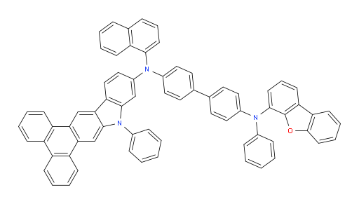 N4-(dibenzo[b,d]furan-4-yl)-N4'-(naphthalen-1-yl)-N4-phenyl-N4'-(10-phenyl-10H-phenanthro[9,10-b]carbazol-12-yl)-[1,1'-biphenyl]-4,4'-diamine