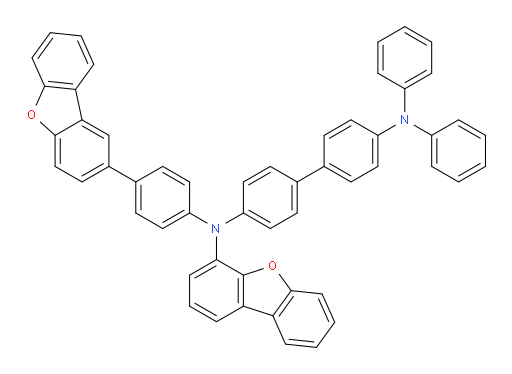 N4-(4-(dibenzo[b,d]furan-2-yl)phenyl)-N4-(dibenzo[b,d]furan-4-yl)-N4',N4'-diphenyl-[1,1'-biphenyl]-4,4'-diamine