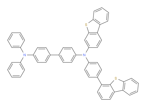 N4-(dibenzo[b,d]thiophen-3-yl)-N4-(4-(dibenzo[b,d]thiophen-4-yl)phenyl)-N4',N4'-diphenyl-[1,1'-biphenyl]-4,4'-diamine