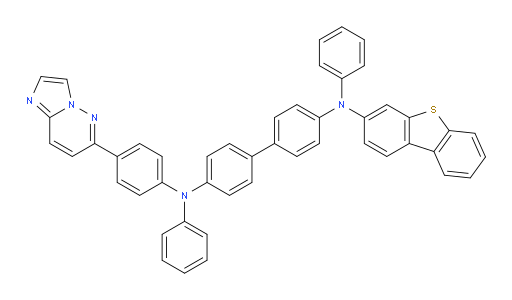 N4-(dibenzo[b,d]thiophen-3-yl)-N4'-(4-(imidazo[1,2-b]pyridazin-6-yl)phenyl)-N4,N4'-diphenyl-[1,1'-biphenyl]-4,4'-diamine
