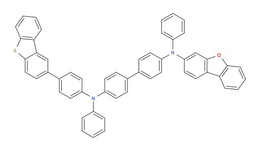 N4-(dibenzo[b,d]furan-3-yl)-N4'-(4-(dibenzo[b,d]thiophen-2-yl)phenyl)-N4,N4'-diphenyl-[1,1'-biphenyl]-4,4'-diamine