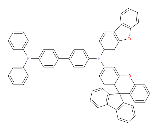 N4-(dibenzo[b,d]furan-3-yl)-N4',N4'-diphenyl-N4-(spiro[fluorene-9,9'-xanthen]-3'-yl)-[1,1'-biphenyl]-4,4'-diamine