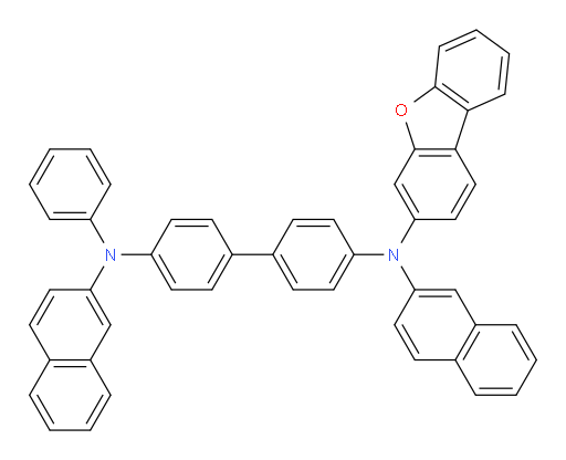 N4-(dibenzo[b,d]furan-3-yl)-N4,N4'-di(naphthalen-2-yl)-N4'-phenyl-[1,1'-biphenyl]-4,4'-diamine