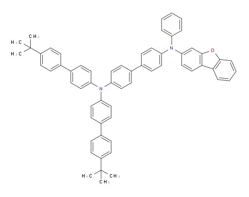 N4,N4-bis(4'-(tert-butyl)-[1,1'-biphenyl]-4-yl)-N4'-(dibenzo[b,d]furan-3-yl)-N4'-phenyl-[1,1'-biphenyl]-4,4'-diamine