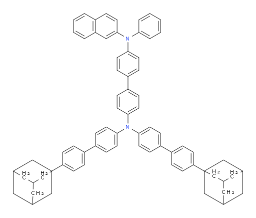 N4,N4-bis(4'-(adamantan-1-yl)-[1,1'-biphenyl]-4-yl)-N4'-(naphthalen-2-yl)-N4'-phenyl-[1,1'-biphenyl]-4,4'-diamine
