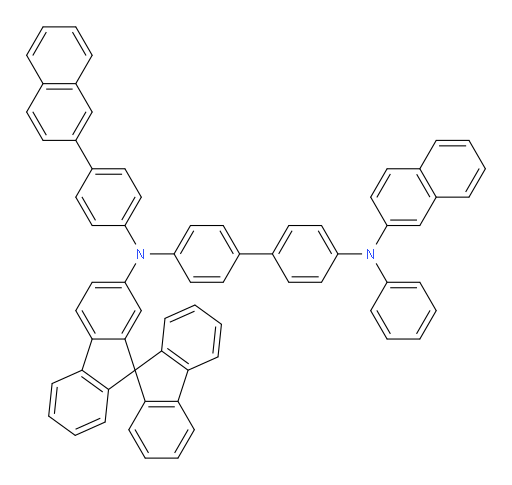 N4-(9,9'-spirobi[fluoren]-7-yl)-N4'-(naphthalen-2-yl)-N4-(4-(naphthalen-2-yl)phenyl)-N4'-phenyl-[1,1'-biphenyl]-4,4'-diamine
