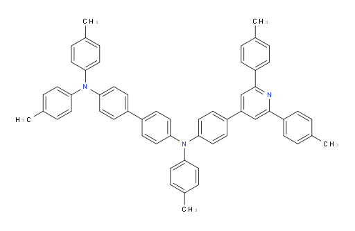 N4-(4-(2,6-di-p-tolylpyridin-4-yl)phenyl)-N4,N4',N4'-tri-p-tolyl-[1,1'-biphenyl]-4,4'-diamine