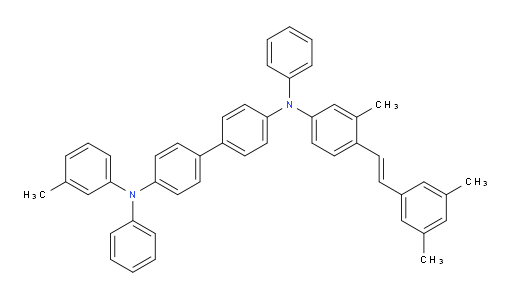 (E)-N4-(4-(3,5-dimethylstyryl)-3-methylphenyl)-N4,N4'-diphenyl-N4'-(m-tolyl)-[1,1'-biphenyl]-4,4'-diamine