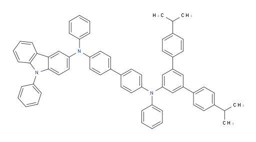N4-(4,4''-diisopropyl-[1,1':3',1''-terphenyl]-5'-yl)-N4,N4'-diphenyl-N4'-(9-phenyl-9H-carbazol-3-yl)-[1,1'-biphenyl]-4,4'-diamine