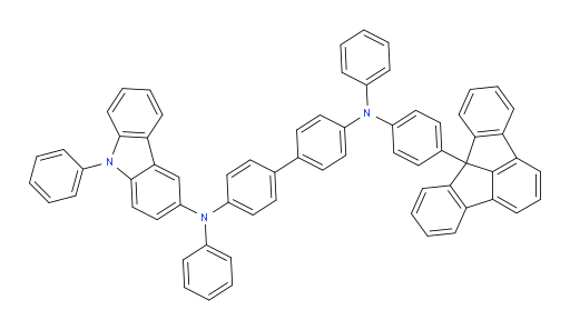 N4-(4-(7bH-indeno[1,2,3-jk]fluoren-7b-yl)phenyl)-N4,N4'-diphenyl-N4'-(9-phenyl-9H-carbazol-3-yl)-[1,1'-biphenyl]-4,4'-diamine