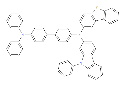 N4-(dibenzo[b,d]thiophen-2-yl)-N4',N4'-diphenyl-N4-(9-phenyl-9H-carbazol-2-yl)-[1,1'-biphenyl]-4,4'-diamine