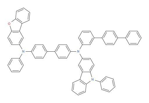 N4-([1,1':4',1''-terphenyl]-3-yl)-N4'-(dibenzo[b,d]furan-2-yl)-N4'-phenyl-N4-(9-phenyl-9H-carbazol-3-yl)-[1,1'-biphenyl]-4,4'-diamine