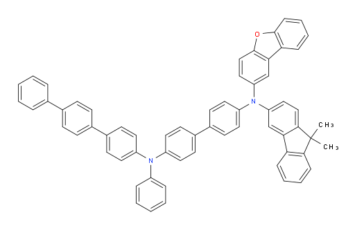 N4-([1,1':4',1''-terphenyl]-4-yl)-N4'-(dibenzo[b,d]furan-2-yl)-N4'-(9,9-dimethyl-9H-fluoren-3-yl)-N4-phenyl-[1,1'-biphenyl]-4,4'-diamine