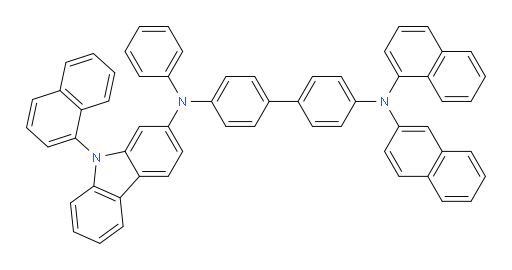 N4-(naphthalen-1-yl)-N4'-(9-(naphthalen-1-yl)-9H-carbazol-2-yl)-N4-(naphthalen-2-yl)-N4'-phenyl-[1,1'-biphenyl]-4,4'-diamine