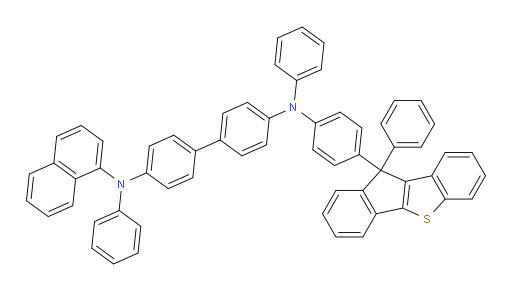 N4-(naphthalen-1-yl)-N4,N4'-diphenyl-N4'-(4-(10-phenyl-10H-benzo[b]indeno[2,1-d]thiophen-10-yl)phenyl)-[1,1'-biphenyl]-4,4'-diamine
