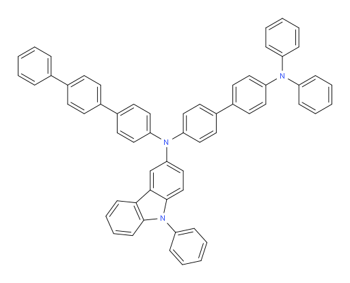N4-([1,1':4',1''-terphenyl]-4-yl)-N4',N4'-diphenyl-N4-(9-phenyl-9H-carbazol-3-yl)-[1,1'-biphenyl]-4,4'-diamine