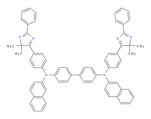 N4,N4'-bis(4-(4,4-dimethyl-2-phenyl-4H-imidazol-5-yl)phenyl)-N4,N4'-di(naphthalen-2-yl)-[1,1'-biphenyl]-4,4'-diamine