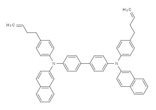 N4,N4'-bis(4-(but-3-en-1-yl)phenyl)-N4,N4'-di(naphthalen-2-yl)-[1,1'-biphenyl]-4,4'-diamine