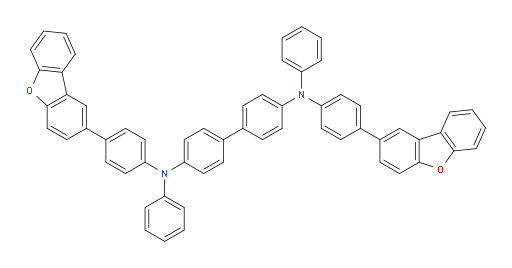 N4,N4'-bis(4-(dibenzo[b,d]furan-2-yl)phenyl)-N4,N4'-diphenyl-[1,1'-biphenyl]-4,4'-diamine