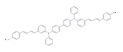 N4,N4'-diphenyl-N4,N4'-bis(3-((1E,3E)-4-(p-tolyl)buta-1,3-dien-1-yl)phenyl)-[1,1'-biphenyl]-4,4'-diamine