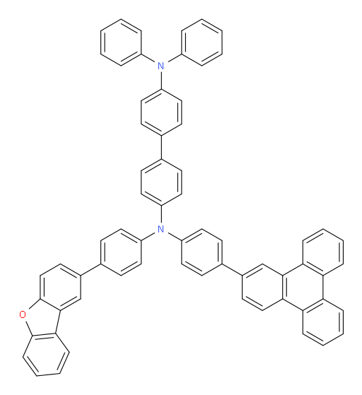 N4-(4-(dibenzo[b,d]furan-2-yl)phenyl)-N4',N4'-diphenyl-N4-(4-(triphenylen-2-yl)phenyl)-[1,1'-biphenyl]-4,4'-diamine