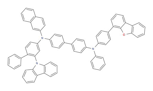 N4-(2-(9H-carbazol-9-yl)-[1,1'-biphenyl]-4-yl)-N4'-(4-(dibenzo[b,d]furan-4-yl)phenyl)-N4-(naphthalen-2-yl)-N4'-phenyl-[1,1'-biphenyl]-4,4'-diamine