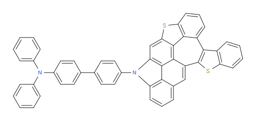 4'-(10H-8,15-dithia-10-azabenzo[3,4]indeno[1',2':5,6]azuleno[7,8,1-mna]cyclopenta[def]phenanthren-10-yl)-N,N-diphenyl-[1,1'-biphenyl]-4-amine