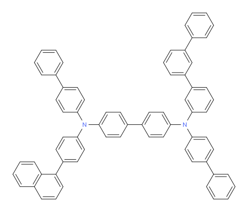 N4,N4'-di([1,1'-biphenyl]-4-yl)-N4-([1,1':3',1''-terphenyl]-3-yl)-N4'-(4-(naphthalen-1-yl)phenyl)-[1,1'-biphenyl]-4,4'-diamine
