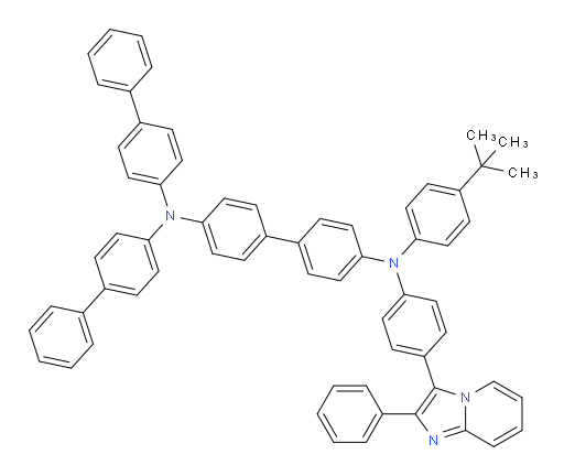 N4,N4-di([1,1'-biphenyl]-4-yl)-N4'-(4-(tert-butyl)phenyl)-N4'-(4-(2-phenylimidazo[1,2-a]pyridin-3-yl)phenyl)-[1,1'-biphenyl]-4,4'-diamine