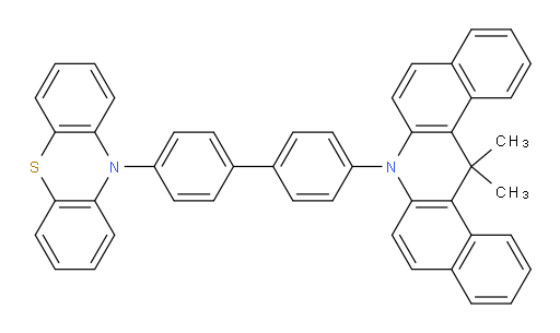 10-(4'-(14,14-dimethyldibenzo[a,j]acridin-7(14H)-yl)-[1,1'-biphenyl]-4-yl)-10H-phenothiazine
